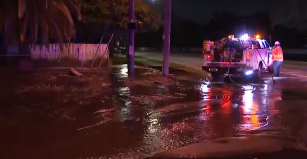 Truck crashes into fire hydrant causing flooding at Orlando ...