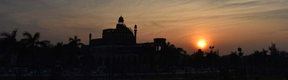 Sunset background and dusky sky