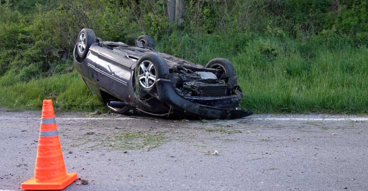 63-year-old woman killed after car overturns in crash with semi in Columbia County