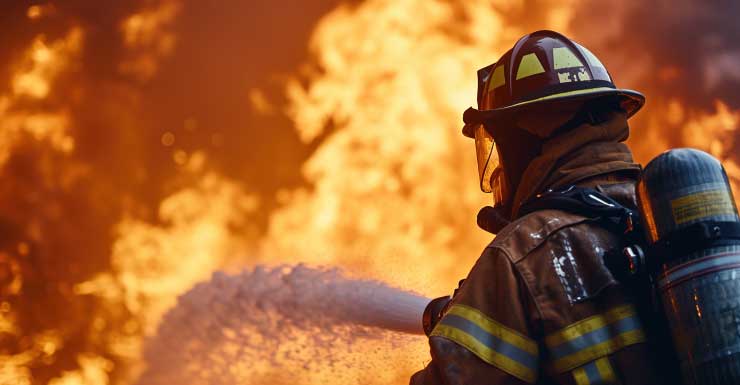 Video captures crews battling apartment fire in NW Miami-Dade