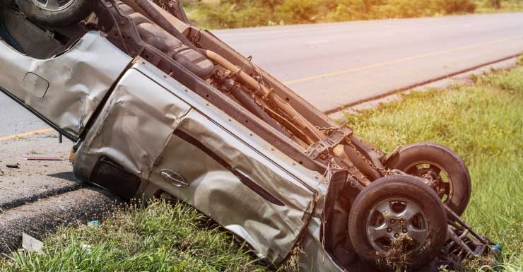 2 hospitalized following rollover crash on I-95 in northeast Miami-Dade