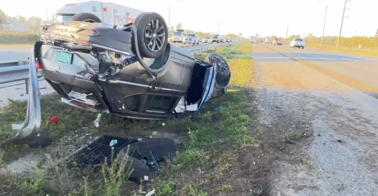 2-vehicle crash involving semi-truck on I-75 in Ocala backs up traffic, no injuries reported