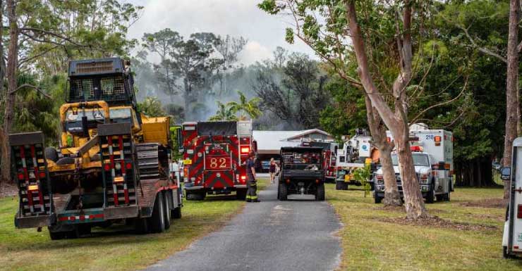 Crews respond to structure fire in Buckingham