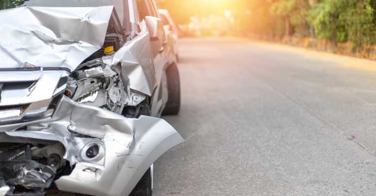 Elderly man dead after crashing into a house