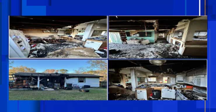Fernandina Beach firefighter’s family displaced after fire destroys home while he was on duty