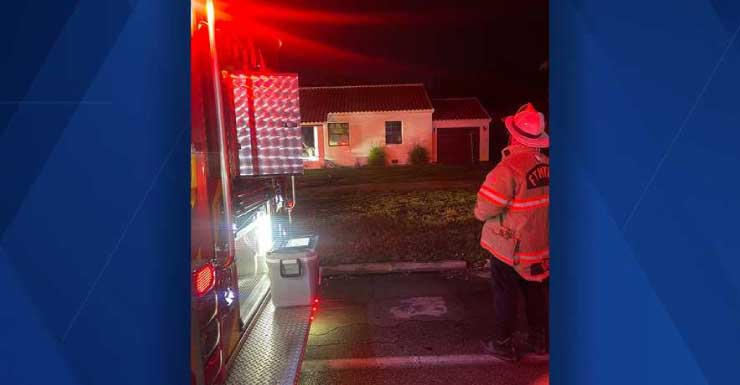 Fire sparks in kitchen of Fort Myers home