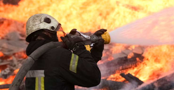 Fire sparks on roof of Fort Myers High School gym