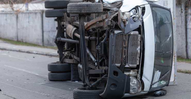 Hendry County deputies investigate dump truck rollover crash in LaBelle