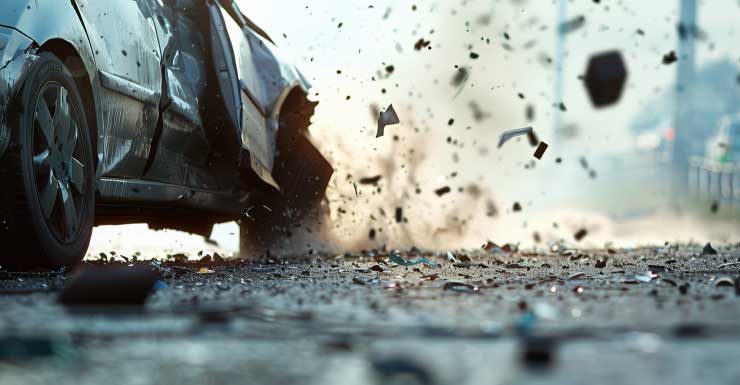 Man killed after slamming into back of Tesla on I-75