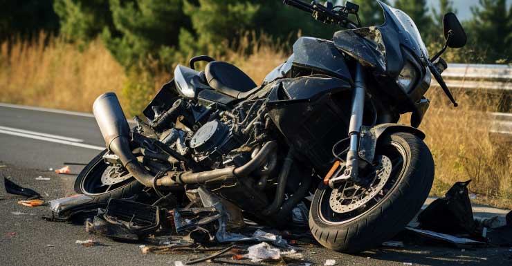 Motorcycle crash in Charlotte County sends two to hospital