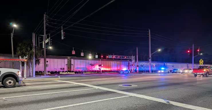 Pedestrian killed in crash involving Amtrak train on Jacksonville’s Westside: JFRD