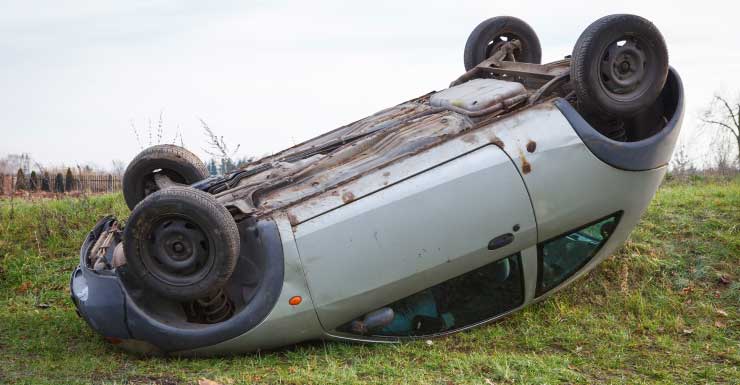 Rollover crash in Gainesville, status of vehicle occupants unknown at this time