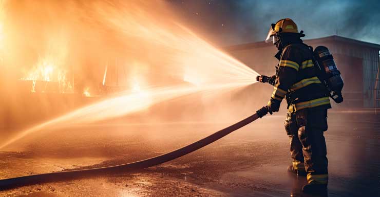 Woman rescued by firefighters in New Smyrna Beach brush fire