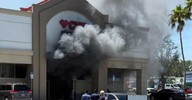 3 hurt in fire at Kissimmee CVS store
