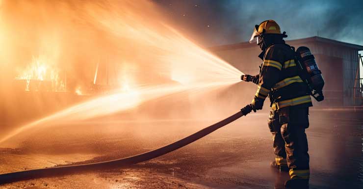 Massive fire destroys roof of Fairwinds Treatment Center