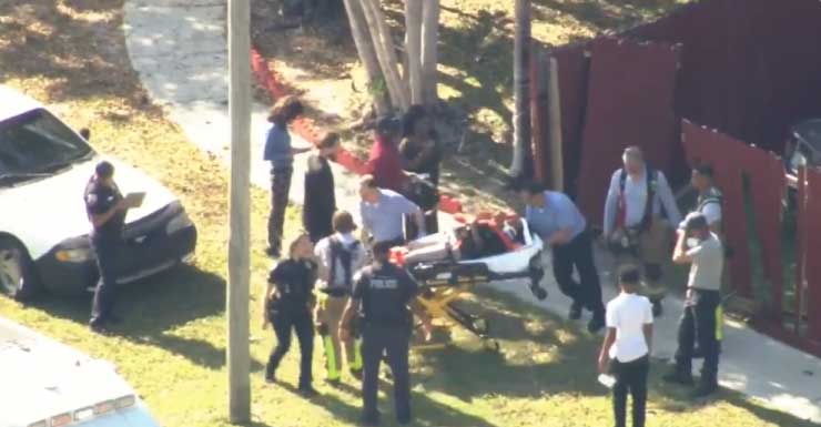 Woman hospitalized after car crashes into fence, hits North Miami Beach house