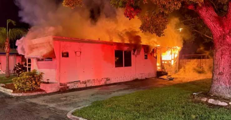1 hospitalized after Clearwater home catches on fire