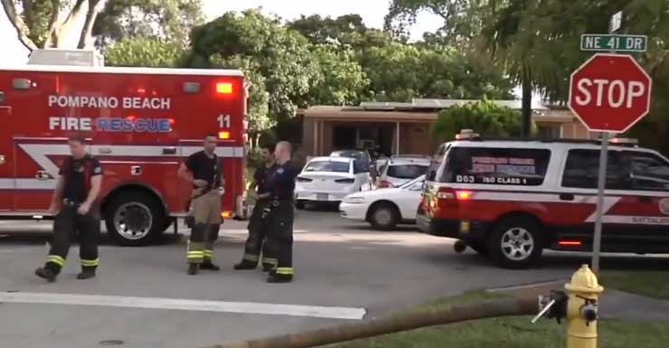 3 displaced after house bursts into flames in Pompano Beach; tenant speaks out