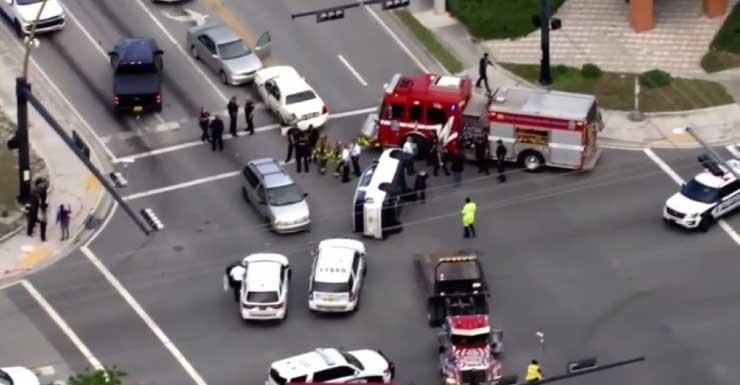 3 hurt in police-involved crash in Fort Lauderdale