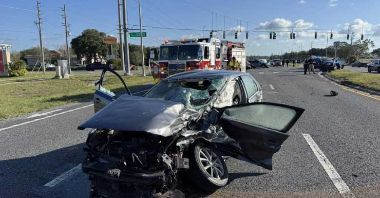3 injured, lanes closed on US 19 in Spring Hill after multi-car crash