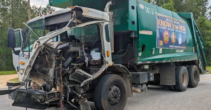 35-year-old Pensacola man ejected from ECUA truck during collision with log truck