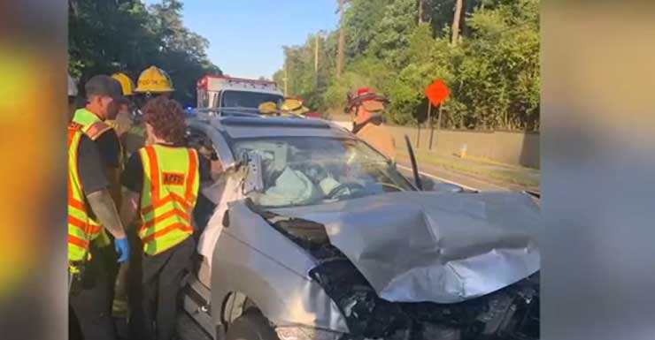 Alachua County Fire Rescue reports multiple injuries following a crash on Northwest 39th Avenue