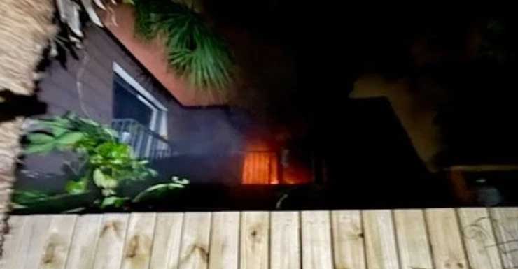 Flames fill Lake Worth Beach bedroom in early morning fire