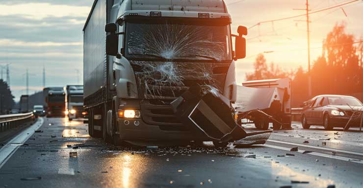Incident involving semi-trucks cause major traffic jam on I-10 at Beulah Road