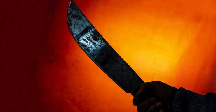 Machete-slashed victim taken to hospital leading to arrest of alleged attacker