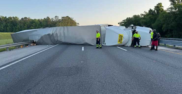 One lane open on I-75 near Brooksville