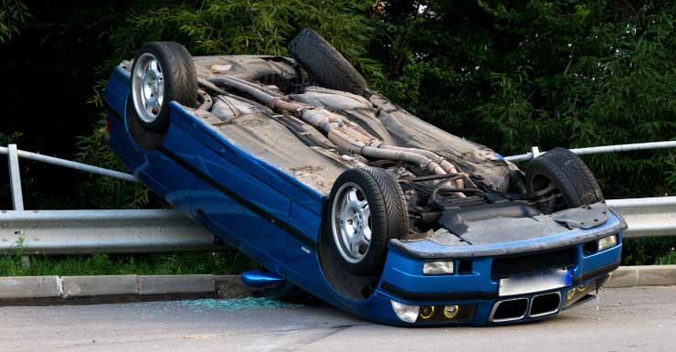 Rollover Crash Closes US-41 For AM Drive