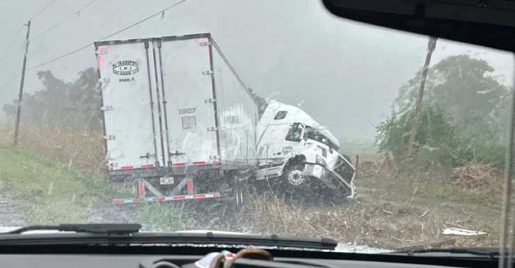 Semi-truck crash on Conners Highway causes traffic delays in Martin County