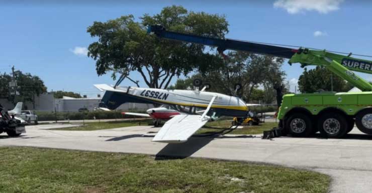 Storm flips plane, injures worker at Fort Lauderdale Executive Airport