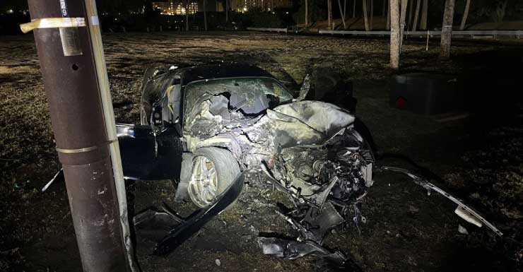 Tampa man injured in crash fleeing from troopers above 100 mph: Florida Highway Patrol