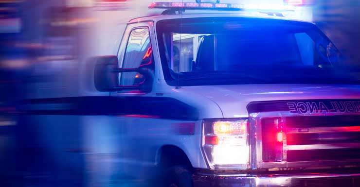 Woman in critical condition after head-on collision with semi-tractor