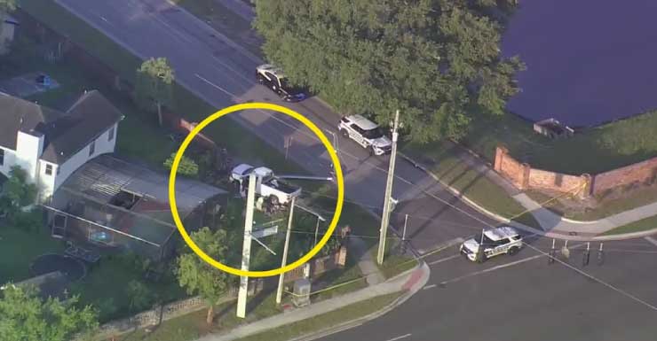 1 injured in Orange County crash after U-Haul runs off road, through fence and into pole: Troopers