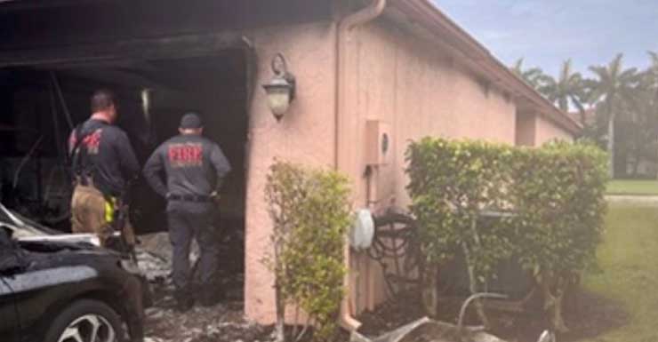 Blaze ravages Riviera Beach Home, two residents assisted by Red Cross