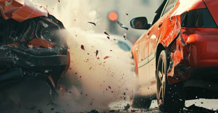 Car mangled on I-95 in Miami Gardens after crash