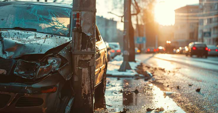 Crash in Bay County causes power outage and temporary road closure