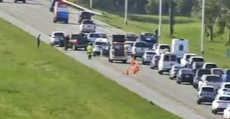 Crash on I-95 South in Martin County causes traffic backup