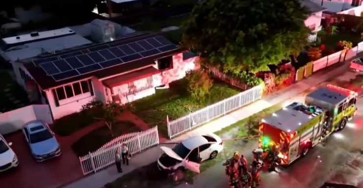 Crews respond to house fire in Miami Gardens