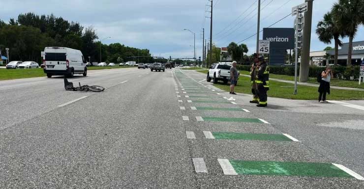 Deputies search for driver in Stuart hit-and-run that injured bicyclist