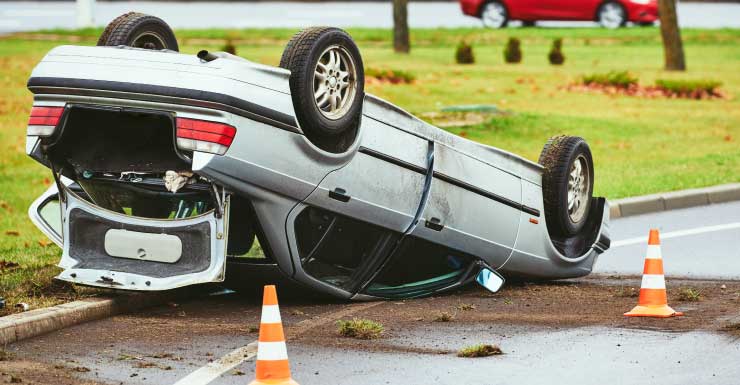 Driver overturns car after hearing gunshots: TPD