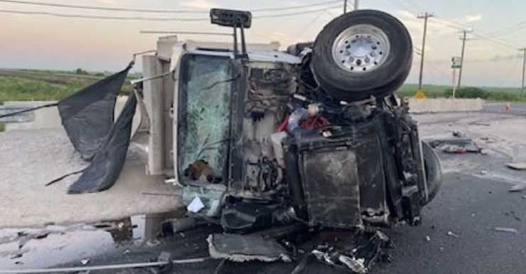 Dump truck and pickup collide on US-27 in Palm Beach Co., two hospitalized