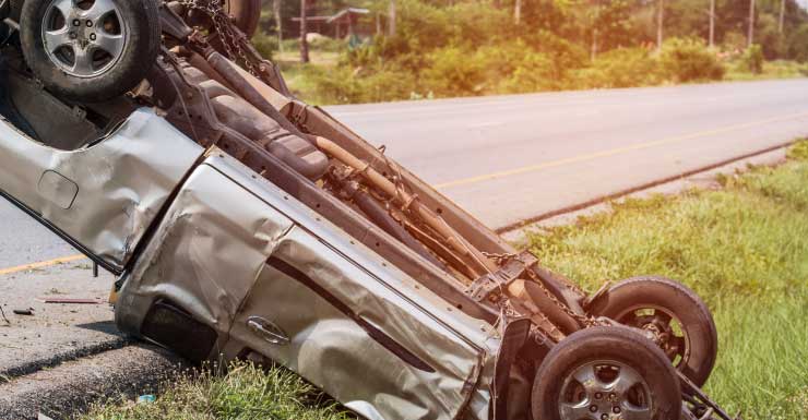 Lee County deputies respond to rollover in Lehigh Acres