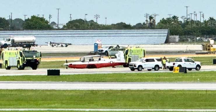 Navy plane makes emergency landing at Pensacola International Airport