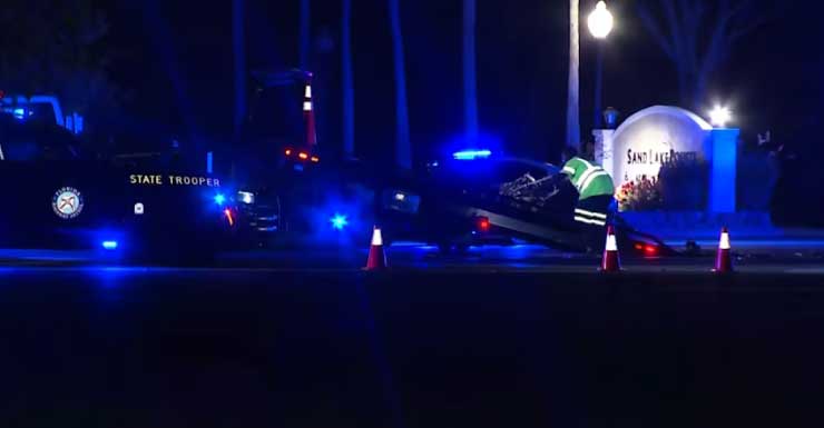 Orlando man killed when motorcycle crashes into pickup making U-turn on Sand Lake Road
