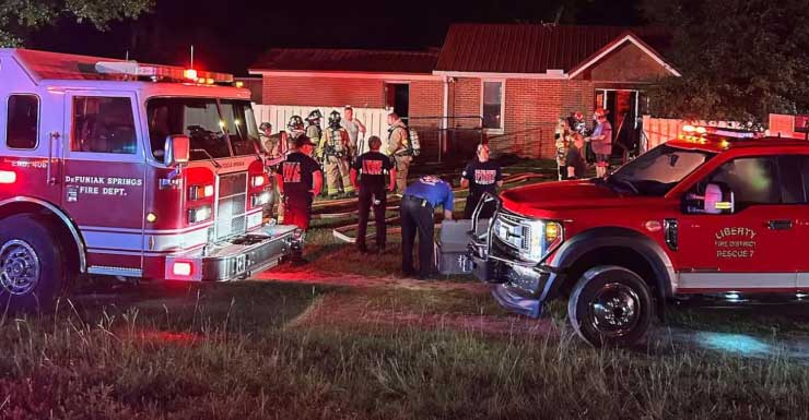 Walton County Fire Rescue on scene of residential fire