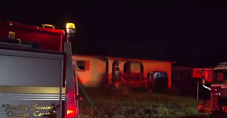 1 hospitalized after Orange County house fire