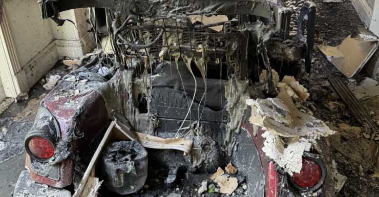 Captiva firefighters share warning after fire sparks from golf cart